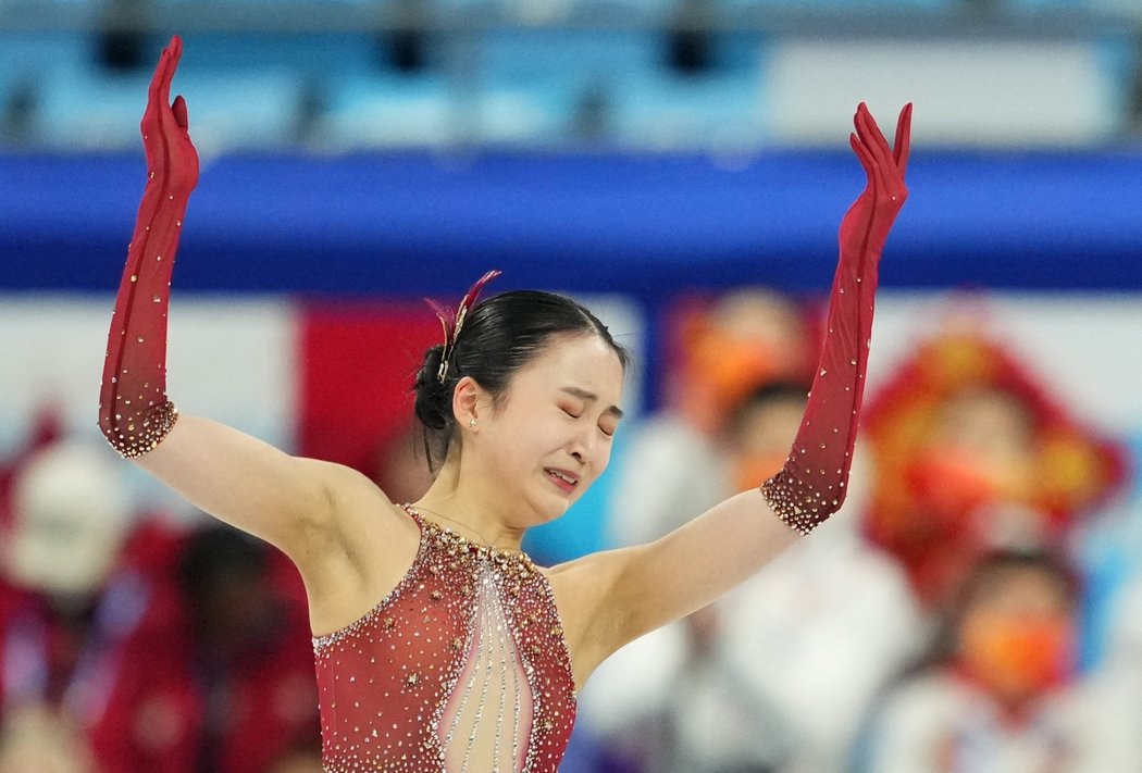 Zhu Yi se v týmové soutěži nevedlo. Video s jejími pády si v Číně nepustíte