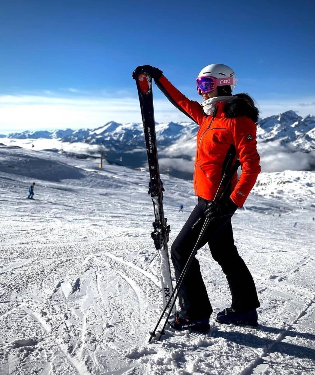 Bývalá lyžařka Klára Křížová se brzy stane maminkou. Veřejnost o tom informovala na svém instagramu
