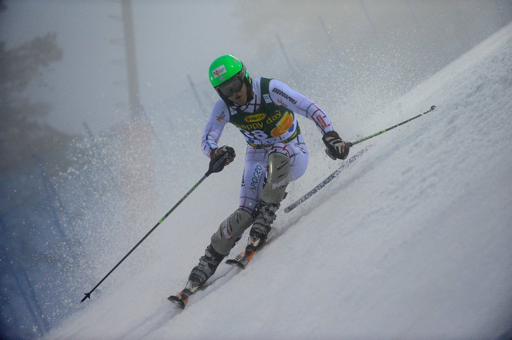 ilustrační foto s Kryštofem Krýzlem ze slalomu v Levi