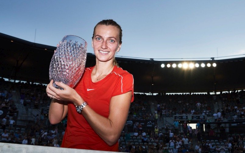 Petra Kvitová v Sydney triumfovala stejně jako v roce 2015.