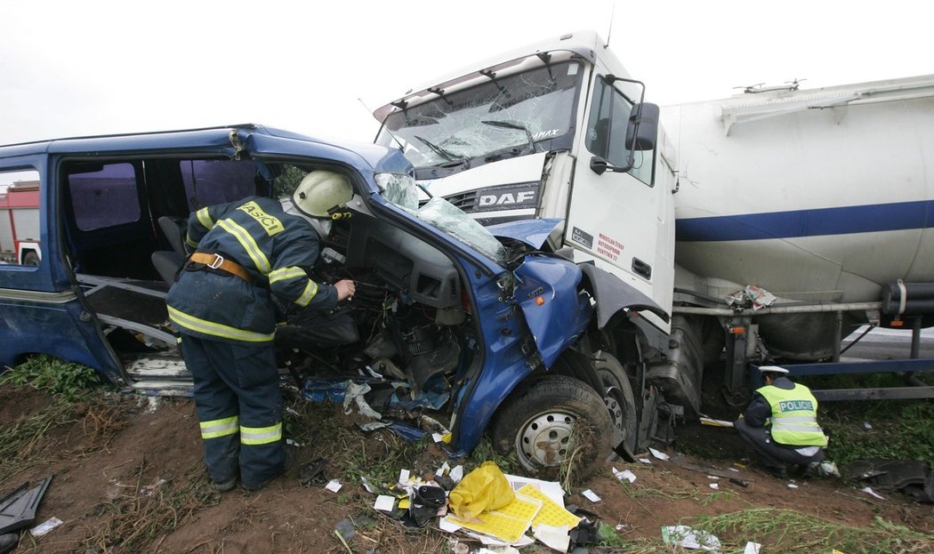 Vážná dopravní nehoda Ladislava Lubiny