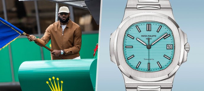 LeBron James si vzal na zahájení prestižního závodu luxusní hodinky