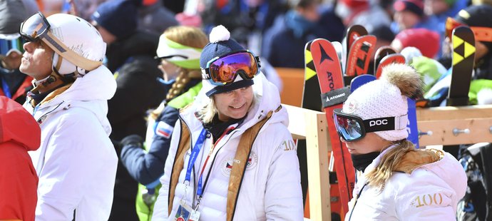 Ester Ledecká vybojovala v obřím slalomu lyžařek na olympijských hrách v Pchjongčchangu 23. místo.