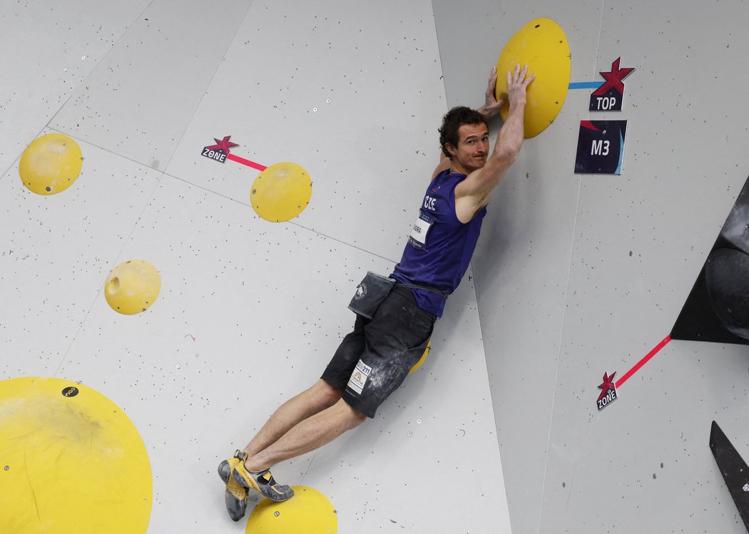 Adam Ondra získal v Mnichově evropský bronz v boulderingu