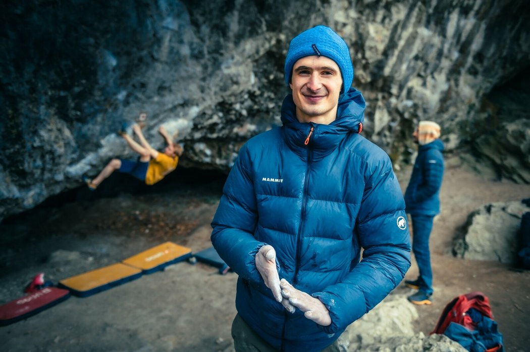 Adam Ondra zdolal nejtěžší českou cestu Zvěřinec