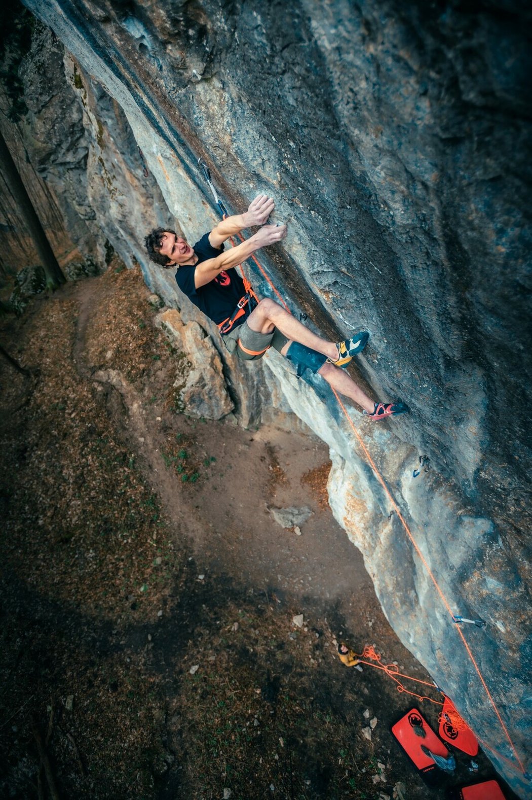 Adam Ondra zdolal nejtěžší českou cestu Zvěřinec