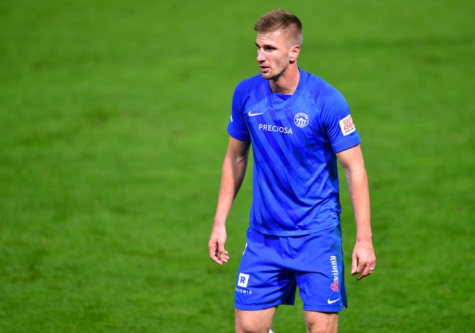 Jakub Jugas v dresu libereckého Slovanu Jakub Jugas v dresu libereckého Slovanu