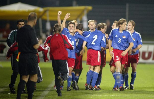 Lichtenštejnsko v roce 2004 senzačně remizovalo s Portugalskem Lichtenštejnsko v roce 2004 senzačně remizovalo s Portugalskem