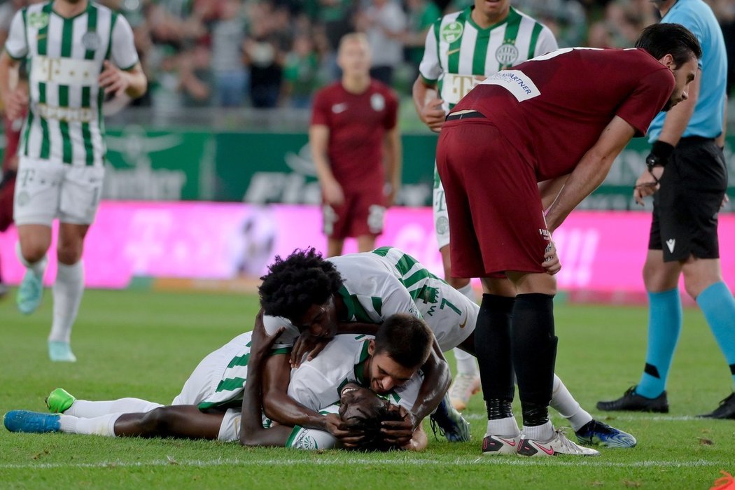 Fotbalisté Ferencvárose zdolali Vilnius 2:0 a přiblížili se duelu se Slavií