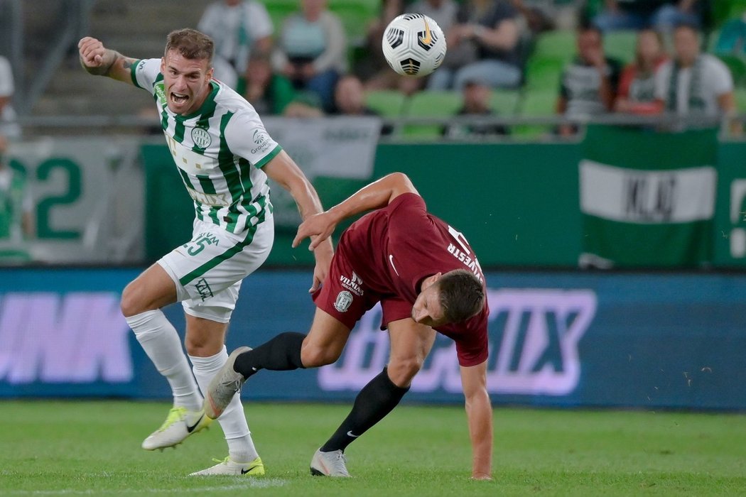 Fotbalisté Ferencvárose zdolali Vilnius 2:0 a přiblížili se duelu se Slavií