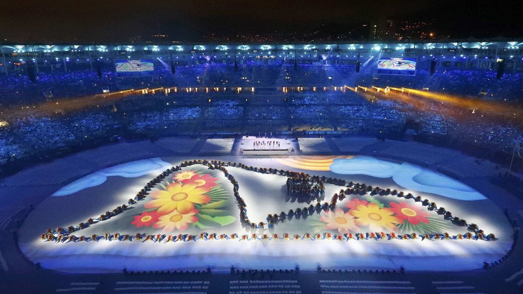 Závěrečný ceremoniál olympijských her v Rio de Janeiro