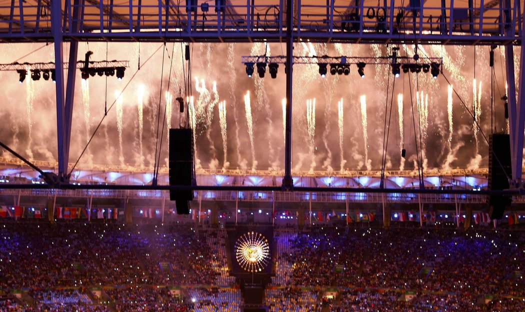 Závěrečný ceremoniál olympijských her v Rio de Janeiro