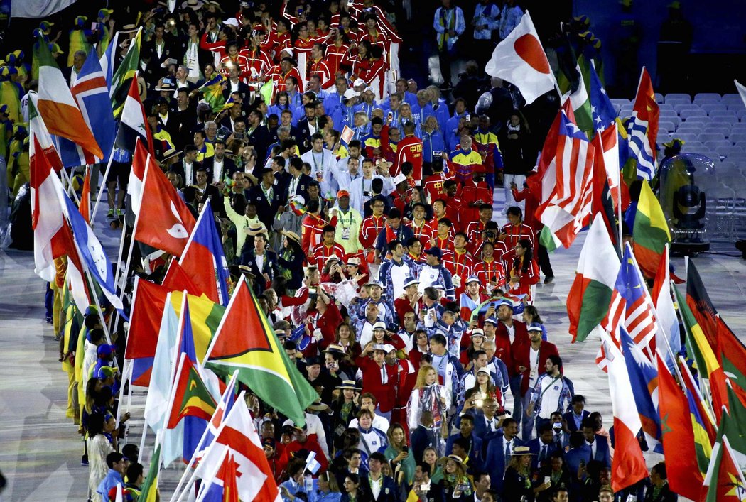 Slavnostní ceremoniál letních olympijských her v Rio de Janeiro