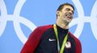 Michael Phelps s další zlatou olympijskou medailí.