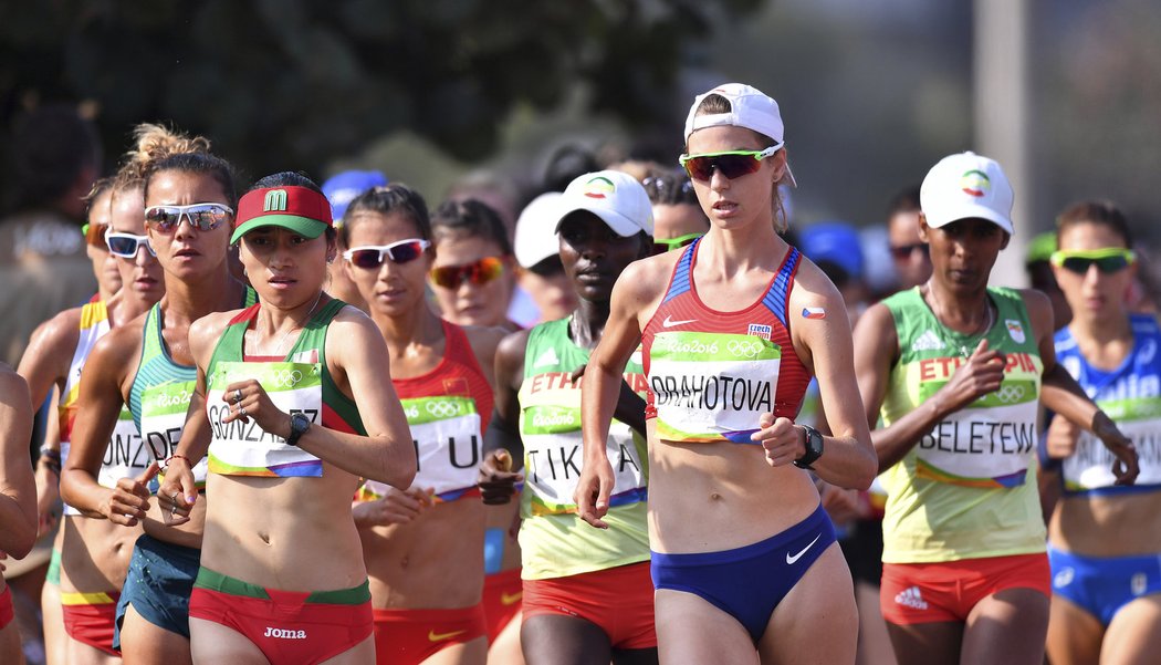 Anežka Drahotová finále chůze na 20km k medaili nedotáhla