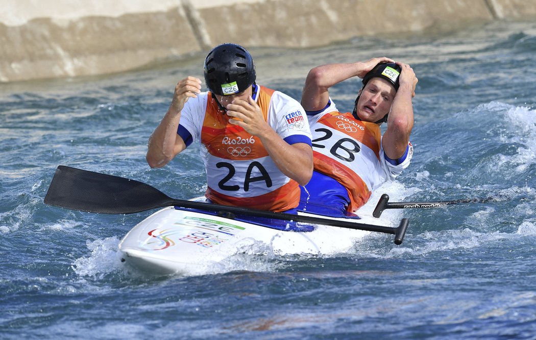 Chybou v závěru se deblkanoisté Jonáš Kašpar a Marek Šindler připravili o olympijskou medaili, skončili osmí