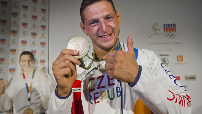 Český judista Lukáš Krpálek se zlatou medailí