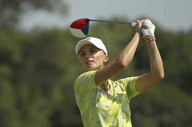 Golfistka Klára Spilková Golfistka Klára Spilková