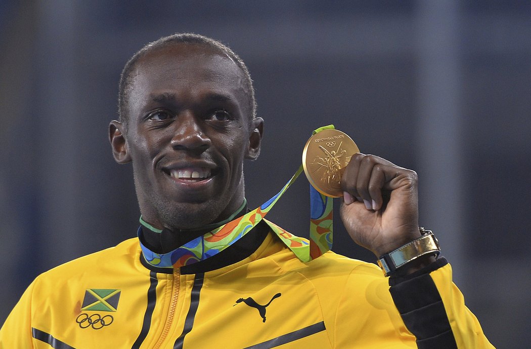 Usain Bolt se stal se třemi zlatými znovu olympijským králem