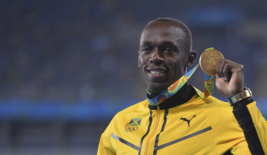 Usain Bolt se stal se třemi zlatými znovu olympijským králem