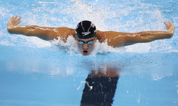 Americký plavec Ryan Lochte Americký plavec Ryan Lochte