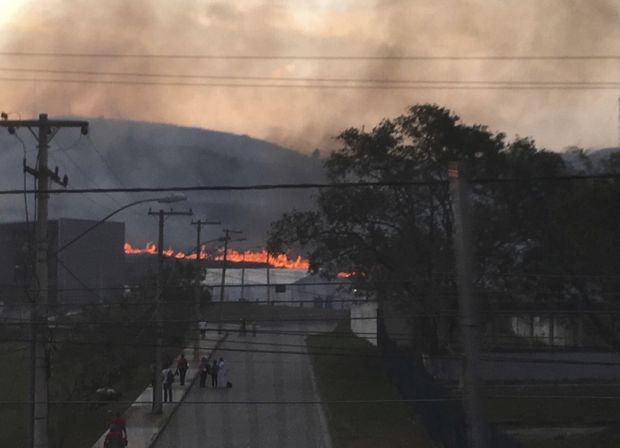 Požár v Rio de Janieru Požár v Rio de Janieru