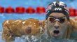 Americký plavec Michael Phelps při olympijském závodu v Riu