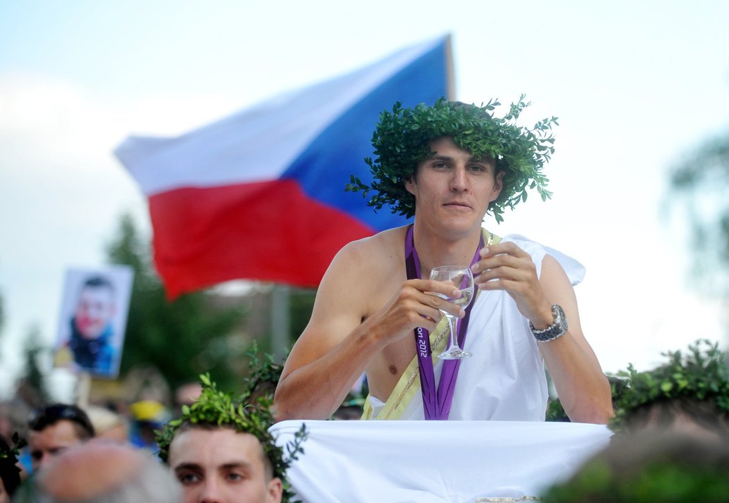 Český biker Jaroslav Kulhavý, zlatý medailista z olympiády v Londýně