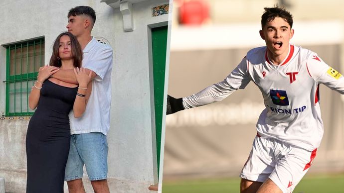 Fotbalista ve službách AS Trenčín Lucas Demitra je do půvabné Vanesy zamilovaný až po uši!