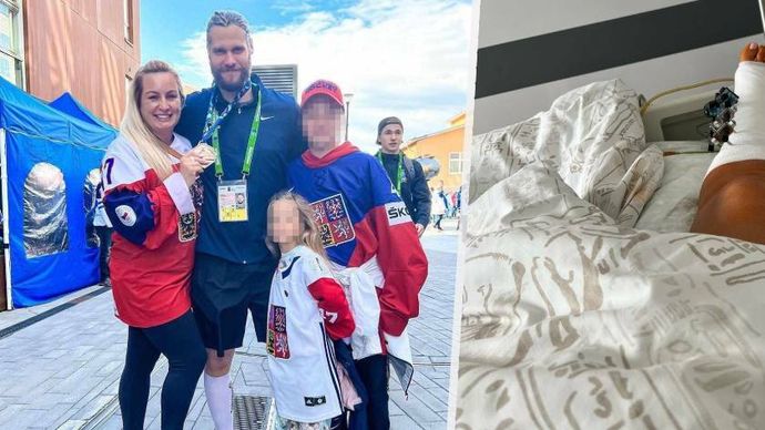 Lucie Jordán, manželky hokejisty Michala Jordána, si loni na koňské vyjížďce přivodila zranění