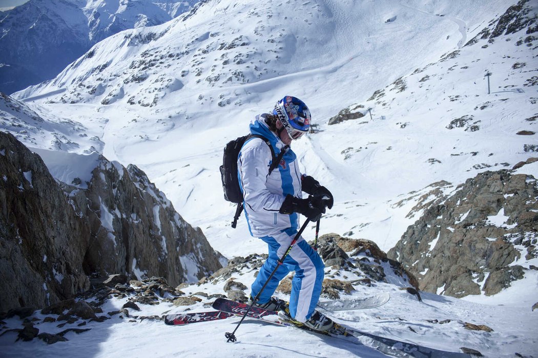 Extrémní sjezdy a lyžování v náročných terénech měl ostravský horolezec Josef Lukáš hodně rád