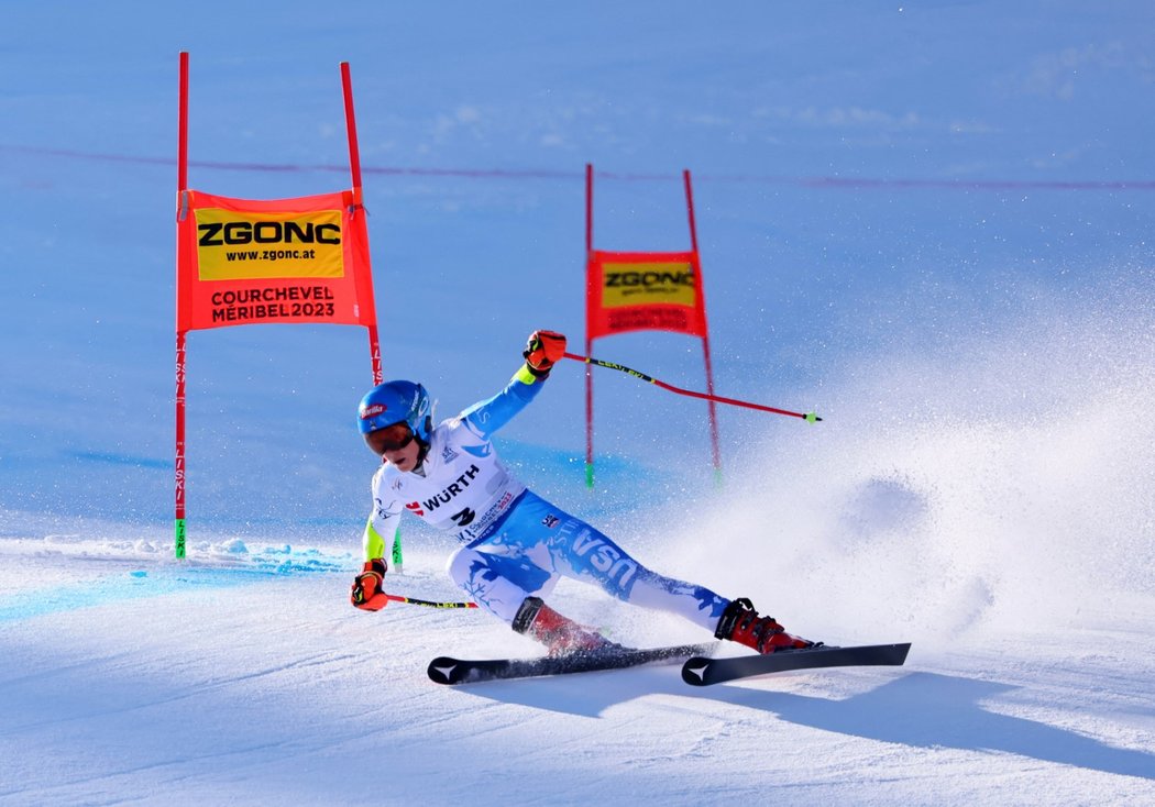 Obří slalom zajela Mikaela Shiffrinová z USA ze všech nejrychleji