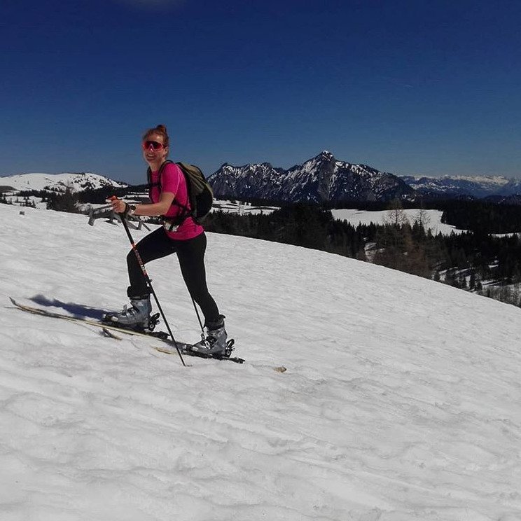 Anežka Přibylová závodí v telemarku, ráda ale vyrazí i na skialpinistickou túru.