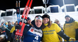 Švédského běžce na lyžích Edvina Angera překvapila přítelkyně Emma Axelssonová