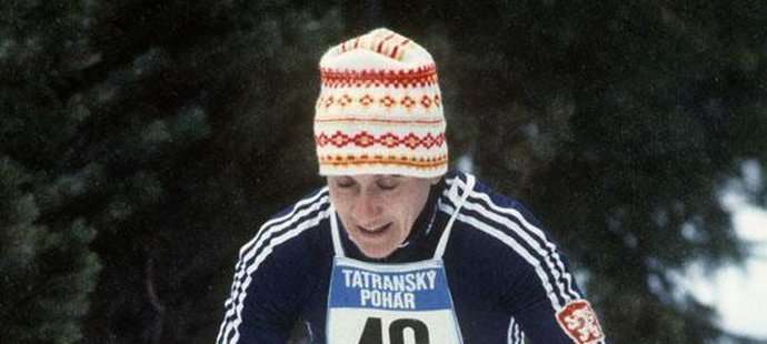 Květa Jeriová-Pecková na Tatranském poháru v roce 1984
