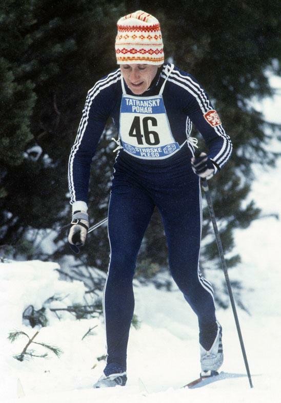 Květa Jeriová-Pecková na Tatranském poháru v roce 1984