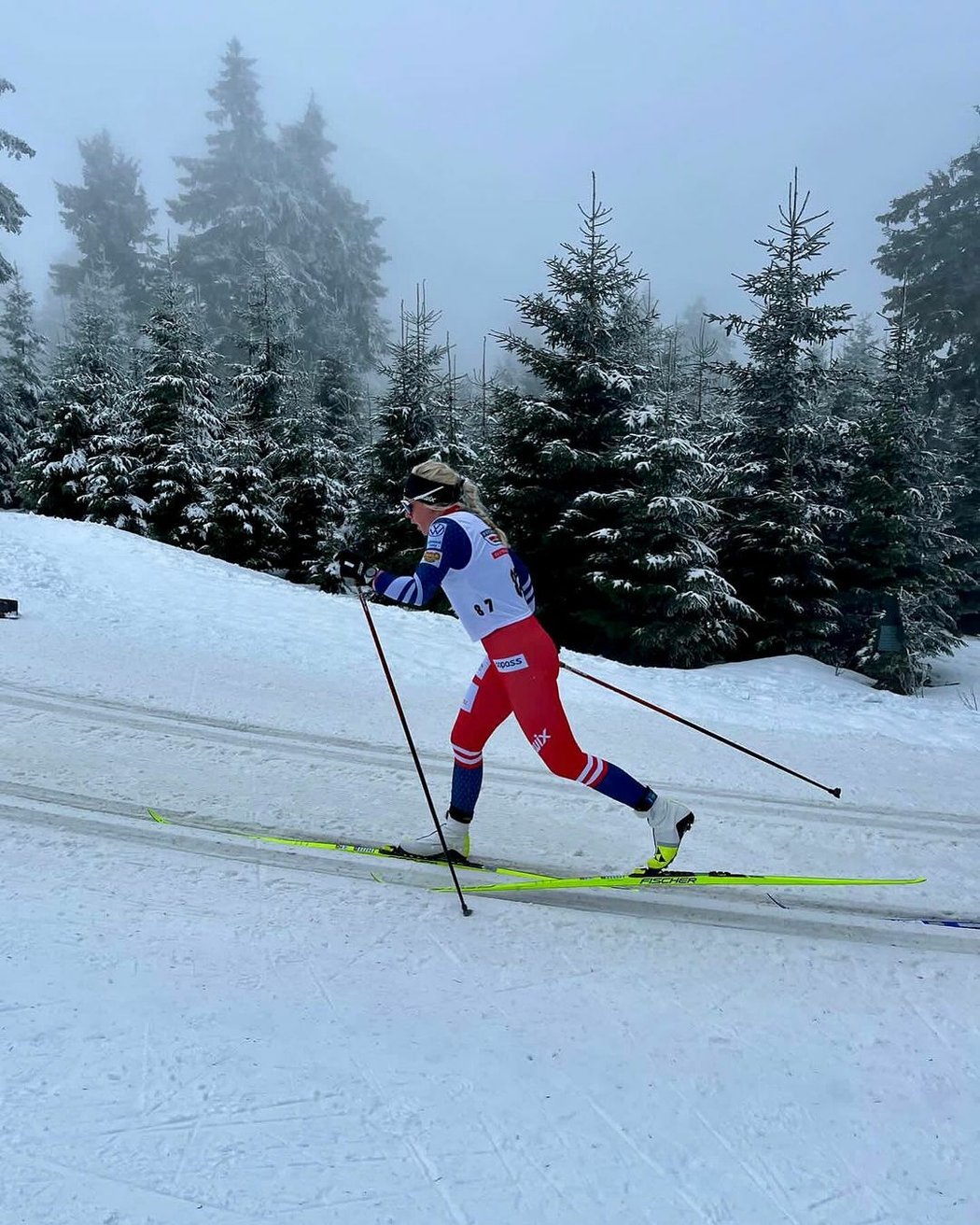 Barbora Havlíčková už si zase lyžování užívá