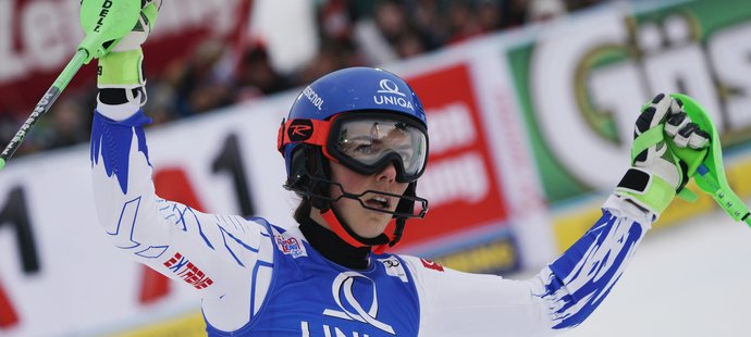 Petra Vlhová utnula nadvládu Američanky Mikaely Shiffrinové ve slalomu (ilustrační foto)
