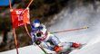 Ester Ledecká na trati paralelního obřího slalomu v Rakousku
