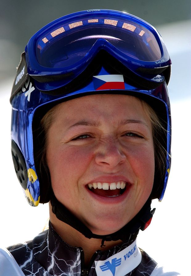 Sjezdařka Lucie Hrstková Sjezdařka Lucie Hrstková