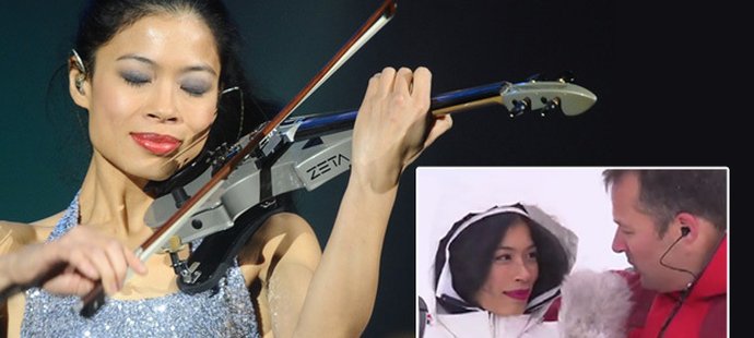 Houslová virtuoska Vanessa Mae se kvalifikovala jako lyžařka na olympiádu do Soči