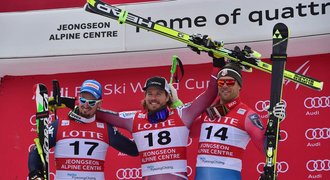 Sjezd na olympijské trati v Čongsonu vyhrál favorit Jansrud