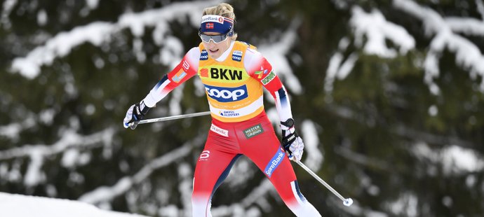 Therese Johaugová vyhrála úvodní etapu Tour de Ski