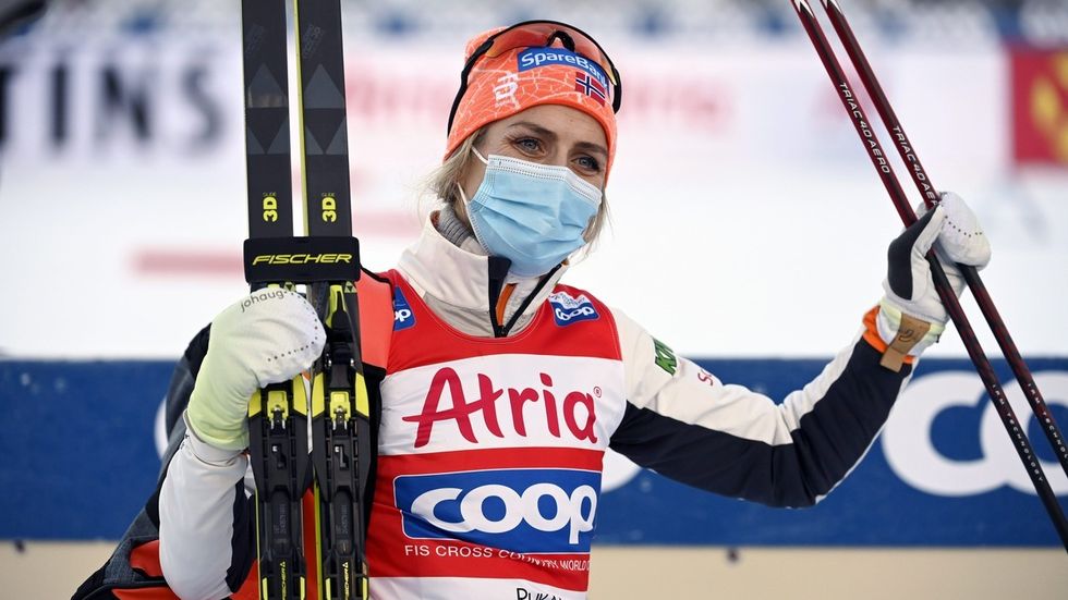 Zvítězila favorizovaná Norka Therese Johaugová.