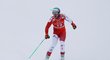 Rakouský lyžař Vincet Kriechmayr si dojel pro vítězství v prvním sjezdu závodu v Kitzbühelu