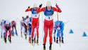 Johannes Klaebo během olympijské padesátky