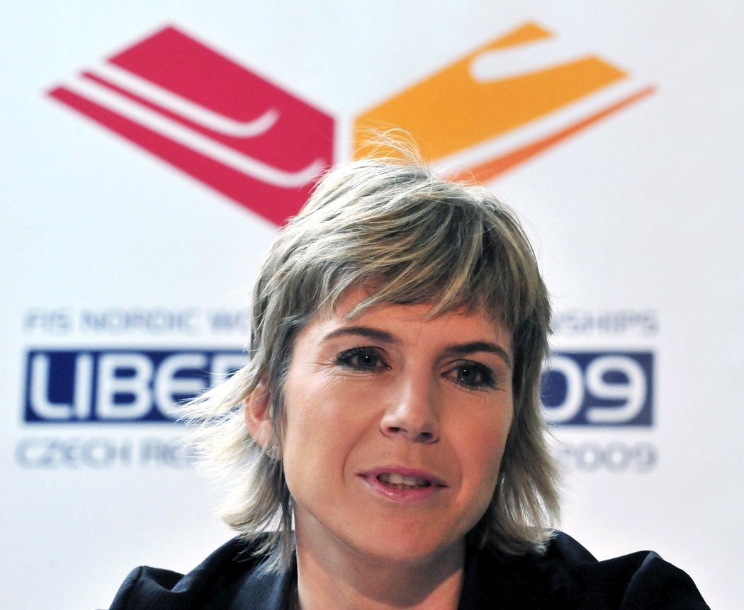 Prezidentka organizačního výboru MS v klasickém lyžování v Liberci 2009 Kateřina Neumannová.