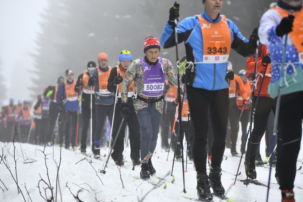 Závod Ski Classics v dálkovém lyžování Jizerská padesátka