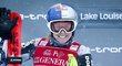 Olympijská vítězka v superobřím slalomu Ester Ledecká slaví první triumf v lyžařském Světovém poháru.