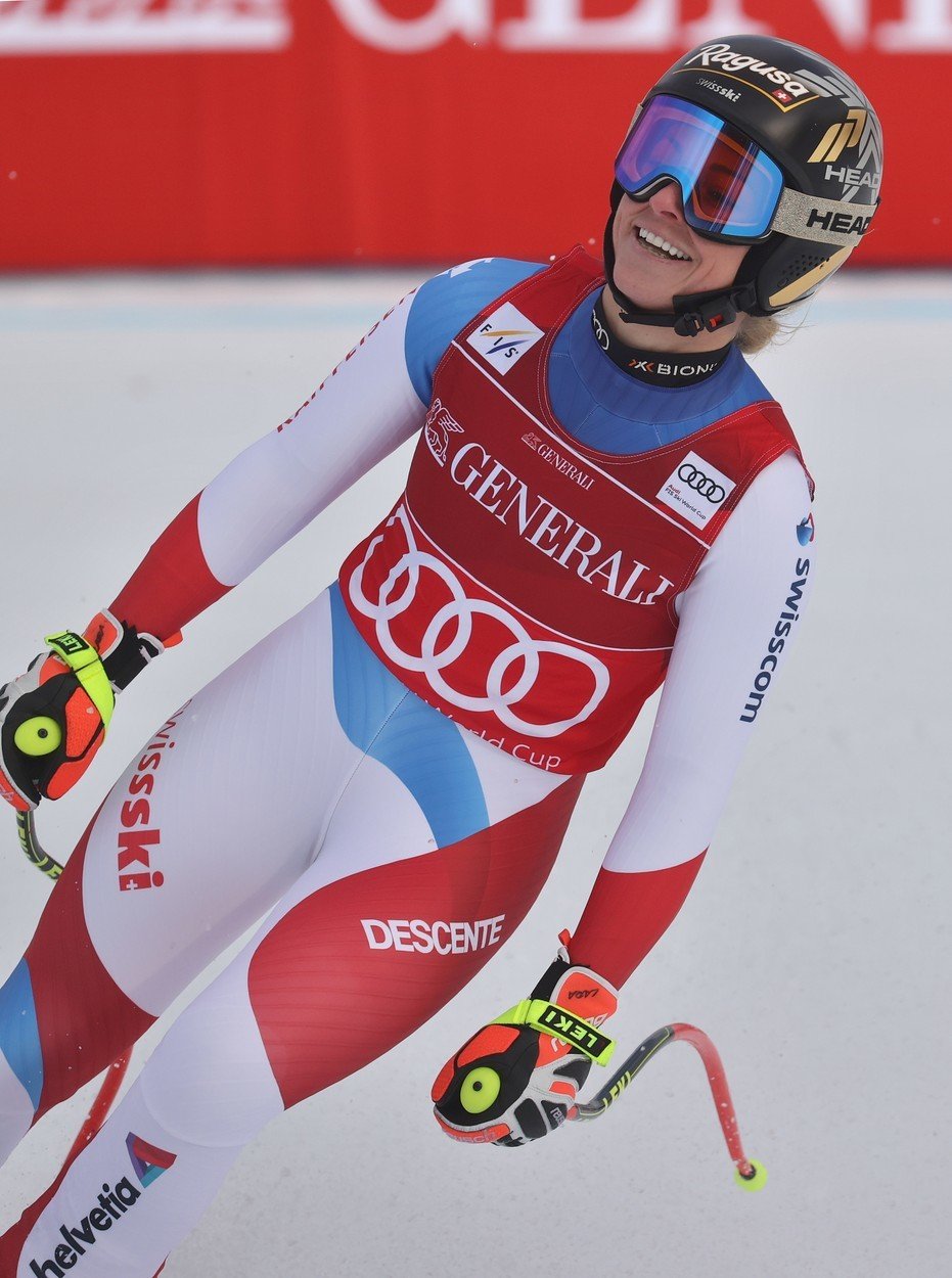 Švýcarská lyžařka Lara Gutová-Behramiová